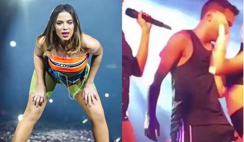 Dançarino de Anitta nega excitação em show e revela o que aconteceu