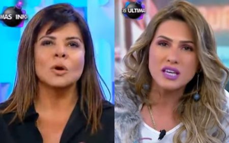 Lívia Andrade é interrompida por Mara Maravilha e reage ao vivo