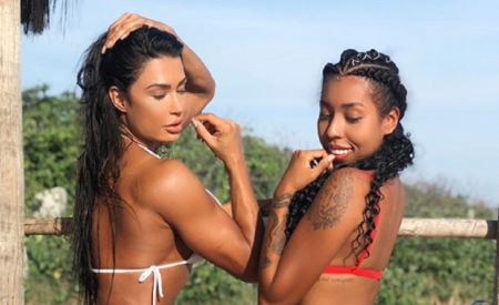 Irmã de Gracyanne Barbosa surpreende ao mostrar namorado gato
