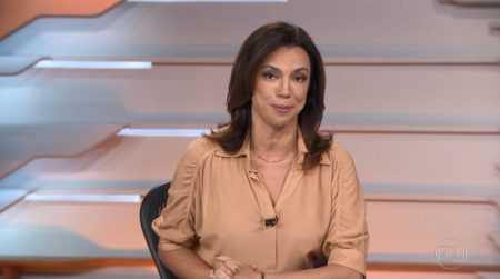 Ana Paula Araújo reage após susto no Bom Dia Brasil viralizar na web