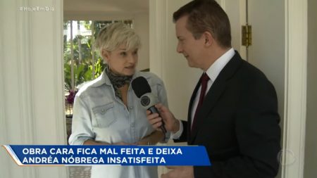 Andréa Nóbrega aciona Celso Russomanno para reclamar de obra mal feita