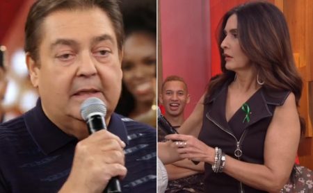 Convidada troca o noivo por Faustão e choca Fátima Bernardes