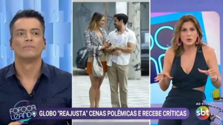 Lívia Andrade protesta no SBT contra censura de Globo e Crivella