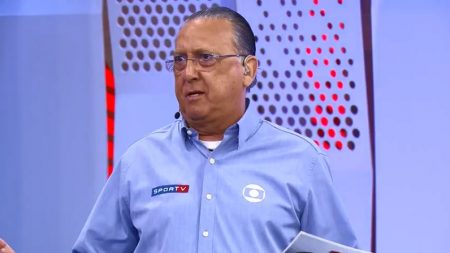 Galvão Bueno comemora feito inédito do Flamengo e anuncia alta do hospital