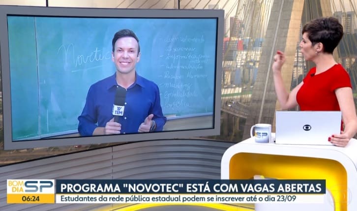 Repórter da Globo comete gafe e apresentadora faz correção ao vivo