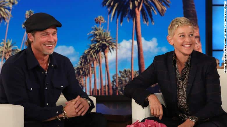 Ellen DeGeneres revela que ficou com ex-namorada de Brad Pitt