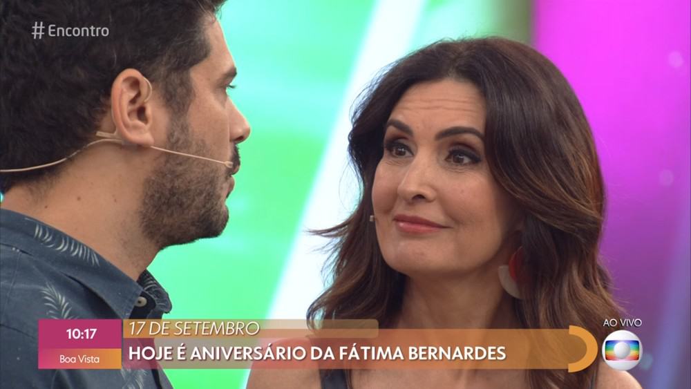 Fátima Bernardes revela “susto horrível” com surpresa do namorado