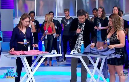 Domingo Legal é detonado após prova inusitada com mulheres