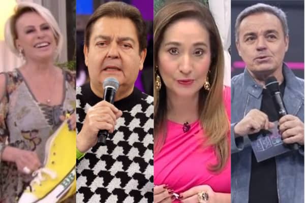 Perfil coloca Faustão, Gugu, Ana Maria Braga e Sonia Abrão no JN e resultado é hilário