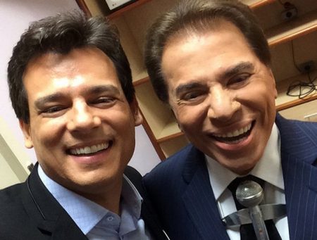 Celso Portiolli surge com Silvio Santos, fã debocha e apresentador reage