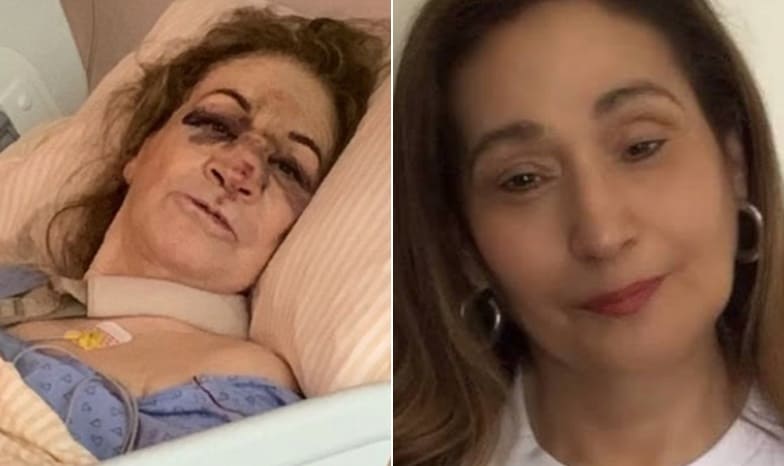 Sonia Abrão divulga foto emocionante da mãe deixando hospital