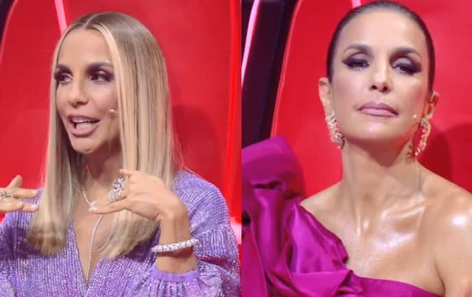 Ivete engana público e aparece com o cabelo diferente no The Voice