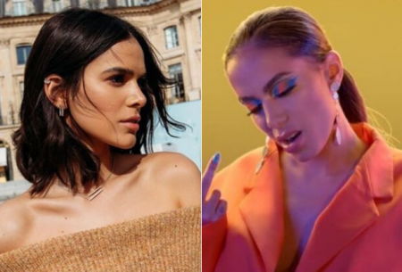 Bruna Marquezine se atrasa e não curte show de Anitta no Rock in Rio