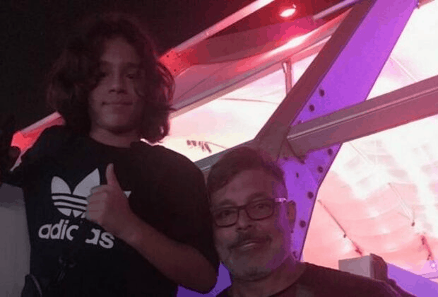 Alexandre Frota curte Rock in Rio com o filho e endossa xingamento a Bolsonaro