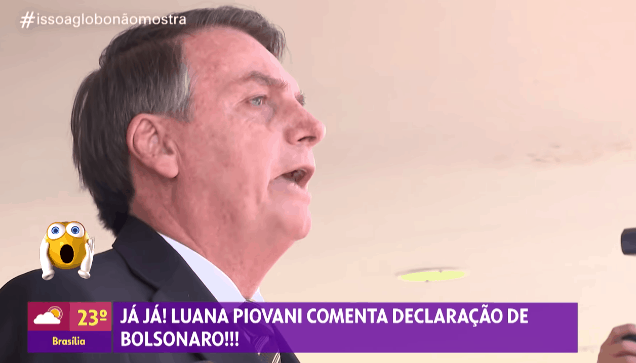 Globo surpreende e mostra Bolsonaro sendo mandado “tomar no **”