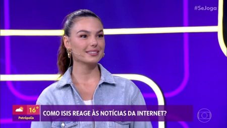 Na Globo, Isis Valverde ironiza manchete polêmica de jornal