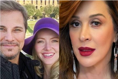 Esposa de Edson Celulari, Karin Roepke fala sobre relação com Claudia Raia