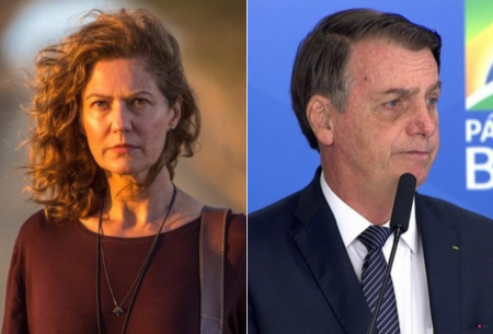 Patrícia Pillar pede interdição de Bolsonaro e web reage