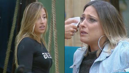 A Fazenda 2019: Tati fica aos prantos após votação e Bifão consola a peoa
