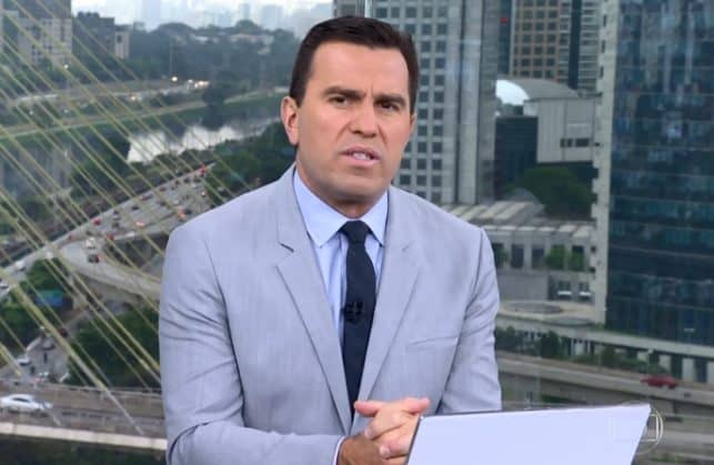 Rodrigo Bocardi troca palavras na Globo e gafe vira piada
