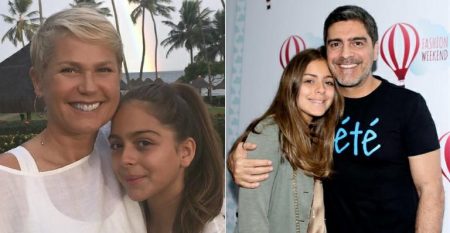 Xuxa encanta a web ao parabenizar filha de Junno Andrade