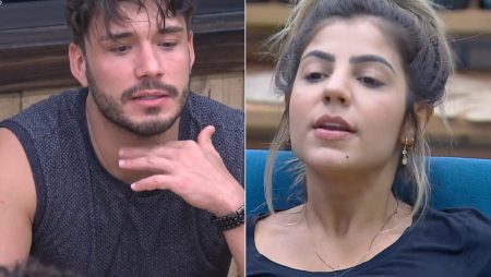 A Fazenda 2019: Lucas faz comentário para Hariany e web entende como ameaça