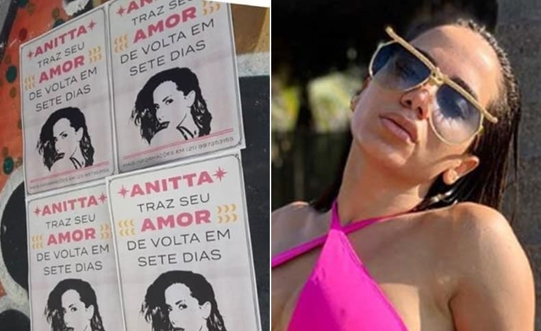 Anitta discute com senhora após ser acusada de poluir o Rio com cartazes