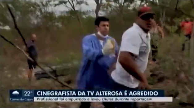 Cinegrafista do SBT é agredido com socos e chutes durante matéria