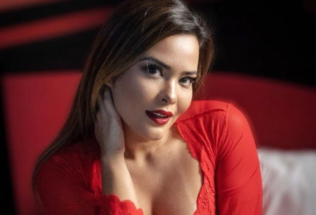 Geisy Arruda acorda com lingerie transparente e quase mostra demais