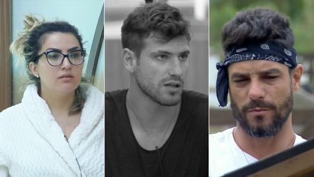 A Fazenda 2019: Thayse cogita jogar água quente em cama de Guilherme e Diego reage