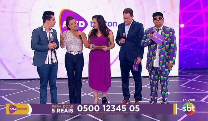 Mara Maravilha divide Teleton 2019 com Silvia Abravanel e é deixada de lado