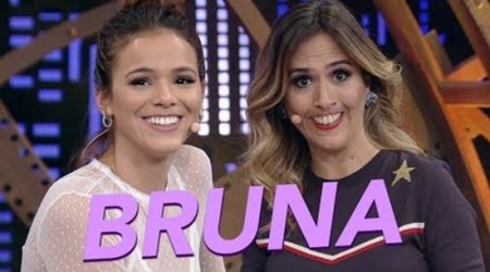 Bruna Marquezine vê filha de Tatá Werneck pela 1ª vez e faz declaração