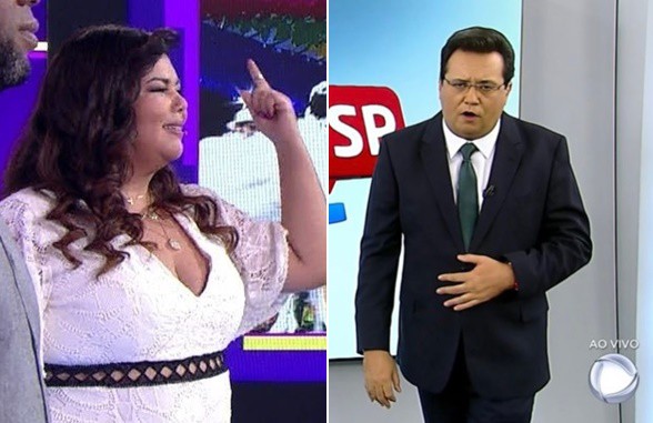 Fabiana Karla quebra o protocolo da Globo e manda recado para Geraldo Luís