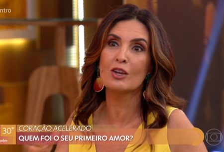 Fátima Bernardes corta colega do Encontro ao falar sobre primeiro amor