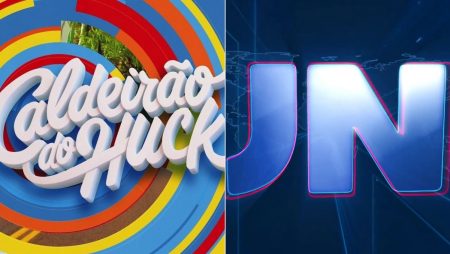 Caldeirão levanta audiência da Globo e Jornal Nacional bomba em pleno sábado