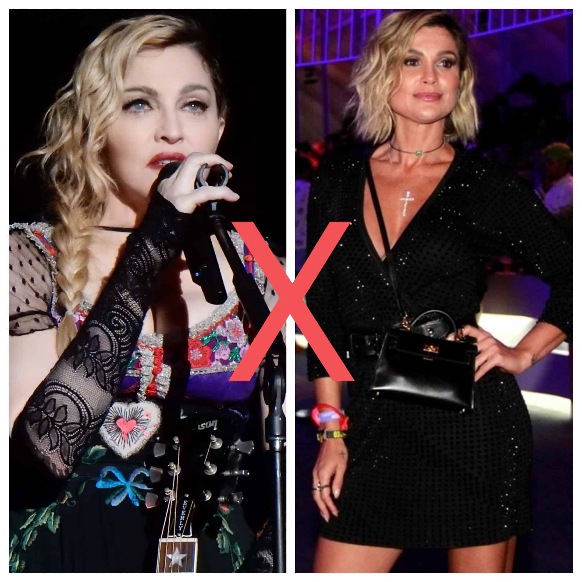 Flávia Alessandra posta foto rara e se compara a Madonna; seguidores comentam