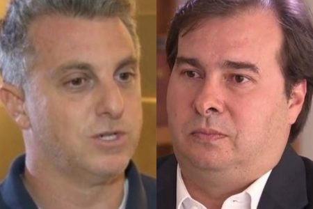 Luciano Huck convida Rodrigo Maia para ser seu vice