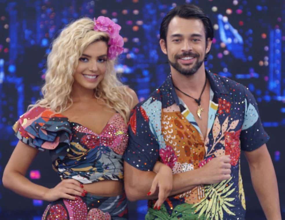 Giovanna Lancellotti e Matheus Abreu deixam a Dança dos Famosos