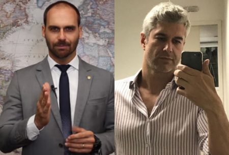 Filho de Bolsonaro chama cunhado de Ana Hickmann de “herói” e anuncia decisão