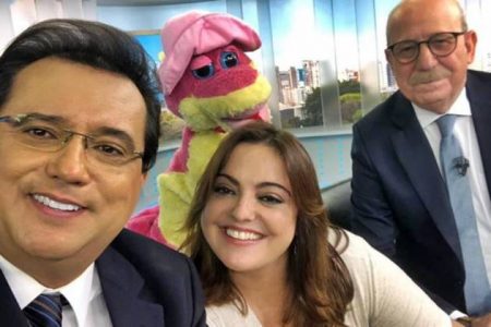 Geraldo Luís comenta polêmica com o filho no Programa Silvio Santos