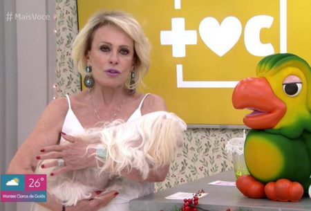 Ana Maria Braga se emociona ao falar da cegueira de cachorrinha na TV