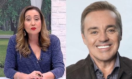 Raul Gil se emociona e Sonia Abrão pede para Gugu lutar pela vida