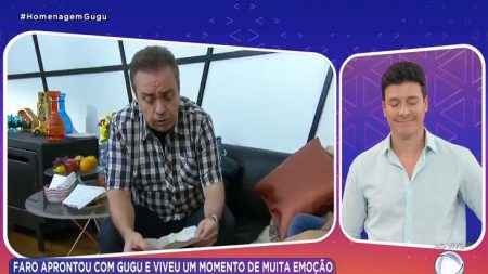 Rodrigo Faro se preocupa com audiência em homenagem a Gugu e revolta web