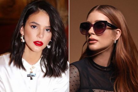 Jornalismo da Record atiça briga entre Bruna Marquezine e Marina Ruy Barbosa