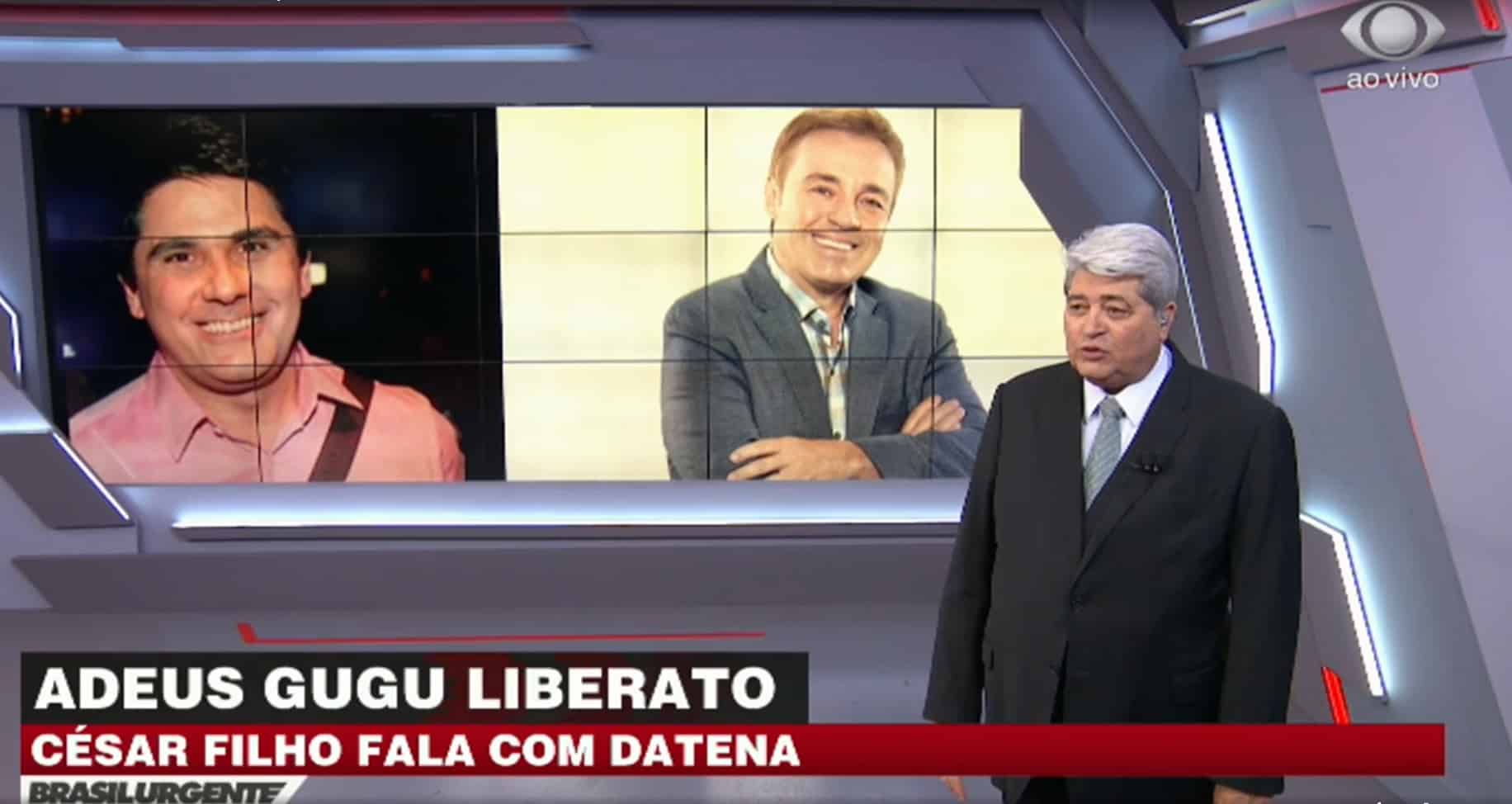 Emocionado, César Filho revela lado secreto de Gugu Liberato