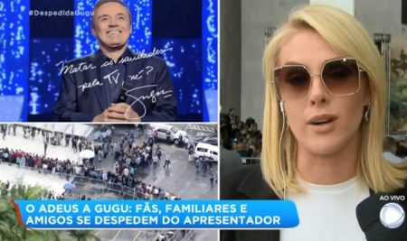 Ana Hickmann desabafa em velório e lembra momentos com Gugu Liberato
