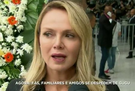 Eliana lamenta morte de Gugu Liberato e faz agradecimento especial