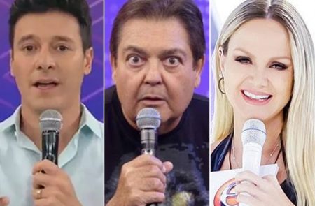 Faustão promove mega festa, convida Eliana, e Rodrigo Faro não aparece