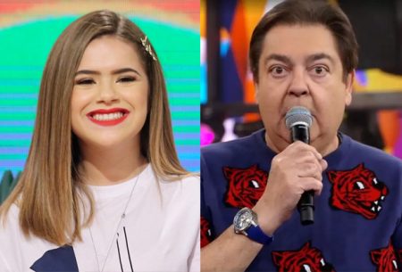Maisa Silva surpreende e aparece ao lado de Faustão