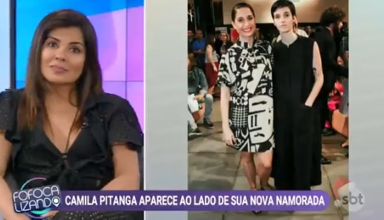 Mara Maravilha se recusa a falar de namoro de Camila Pitanga e é detonada